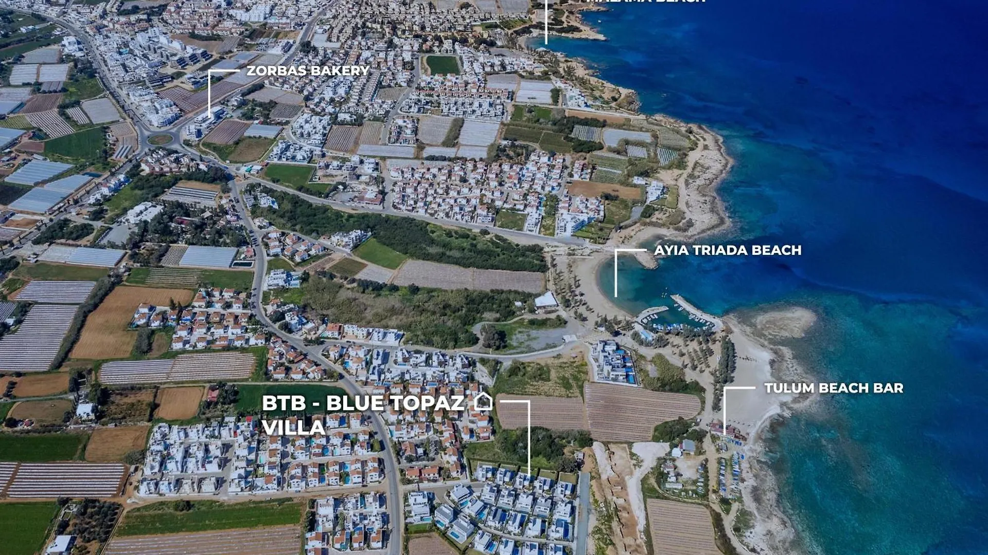 By The Beach - Blue Topaz Villa Protaras